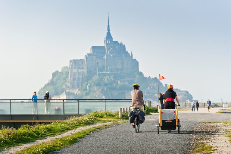 Radfahren an der Smaragdküste der Bretagne