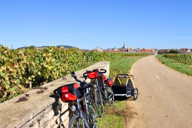 Radfahren im Burgund und in den renommierten Weinbergen